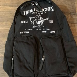 True Religion Backpack “Black” Men’s ONE SIZE